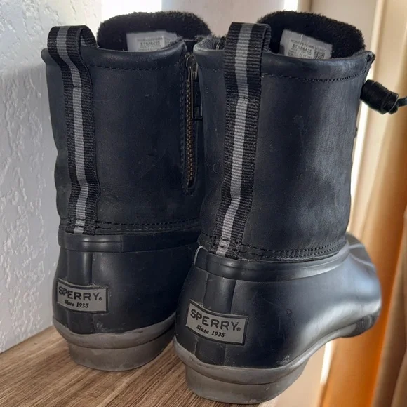 Sperry Black Duck Boots - Picture 3 of 5